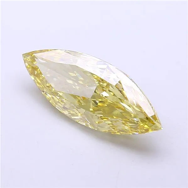 4.00ct Marquise Lab Grown Diamond (Colour Fancy Intense Yellow, Clarity VS1, IGI Certified)
