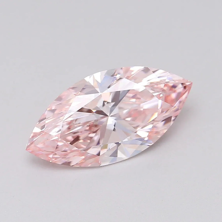 4.00ct Marquise Lab Grown Diamond (Colour Fancy Vivid Pink, Clarity VVS1, IGI Certified)