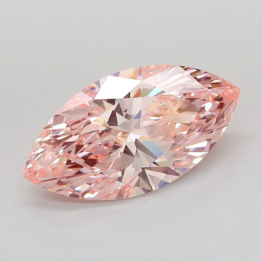 4.00ct Marquise Lab Grown Diamond (Colour Fancy Vivid Pink, Clarity VVS2, IGI Certified)