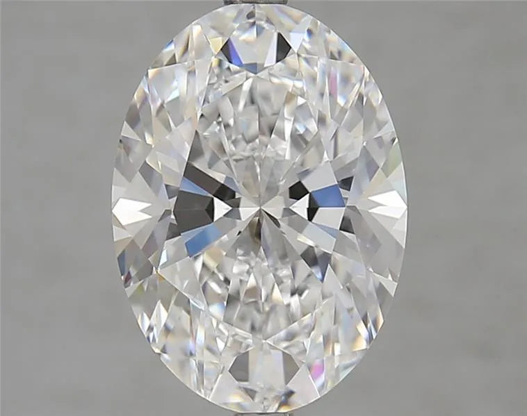 4.00ct Oval Lab Grown Diamond (Colour D, Clarity FL, Cut EX, IGI Certified)