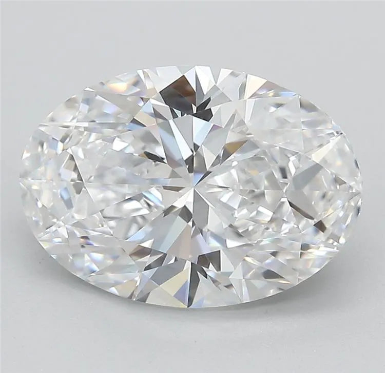 4.00ct Oval Lab Grown Diamond (Colour D, Clarity IF, Cut EX, IGI Certified)