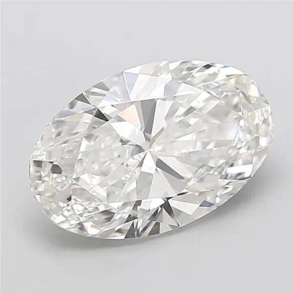 4.00ct Oval Lab Grown Diamond (Colour D, Clarity VS1, IGI Certified)