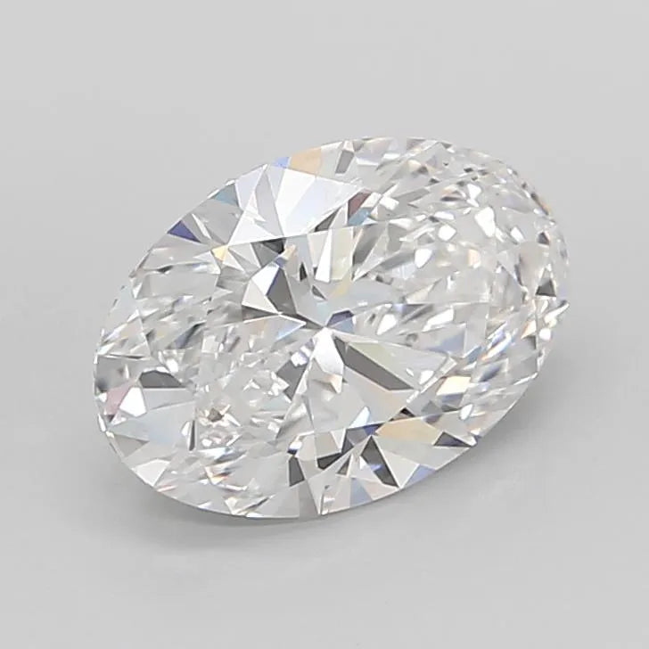 4.00ct Oval Lab Grown Diamond (Colour D, Clarity VS1, IGI Certified)