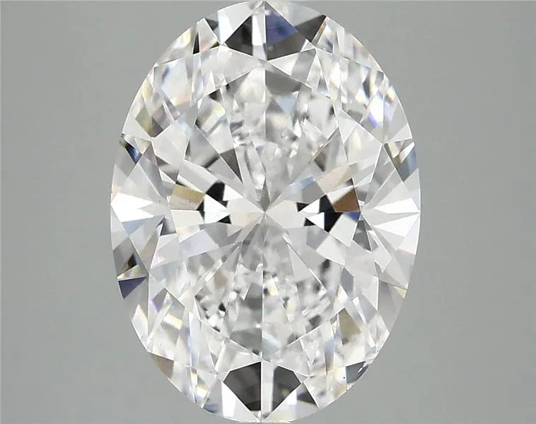 4.00ct Oval Lab Grown Diamond (Colour D, Clarity VS2, IGI Certified)