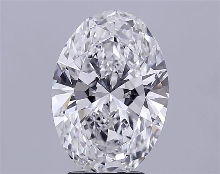 4.00ct Oval Lab Grown Diamond (Colour D, Clarity VVS2, IGI Certified)