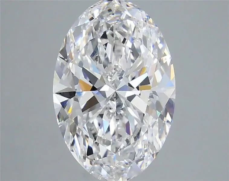 4.00ct Oval Lab Grown Diamond (Colour D, Clarity VVS2, IGI Certified)