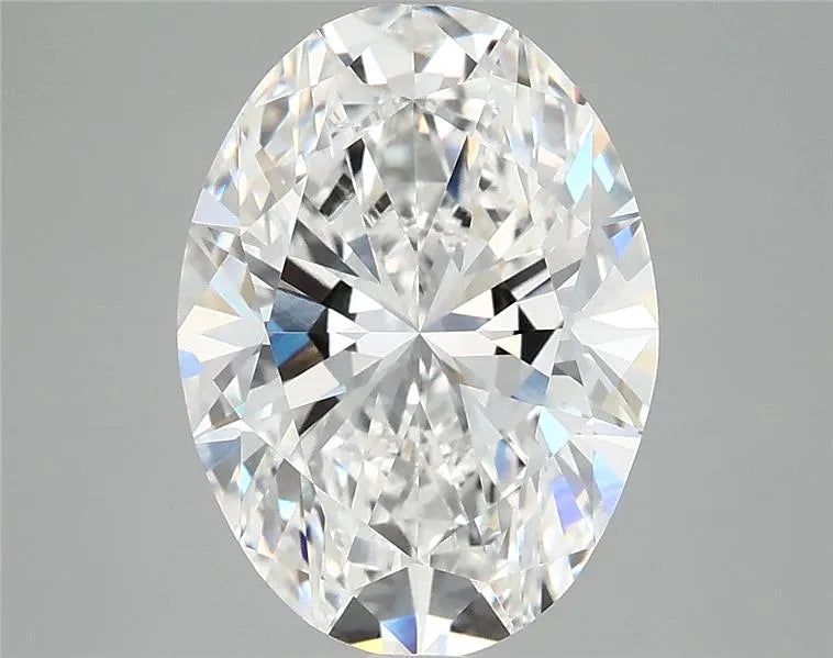 4.00ct Oval Lab Grown Diamond (Colour D, Clarity VVS2, IGI Certified)