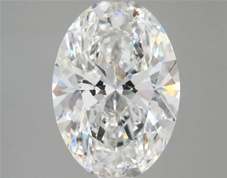4.00ct Oval Lab Grown Diamond (Colour E, Clarity VVS1, IGI Certified)