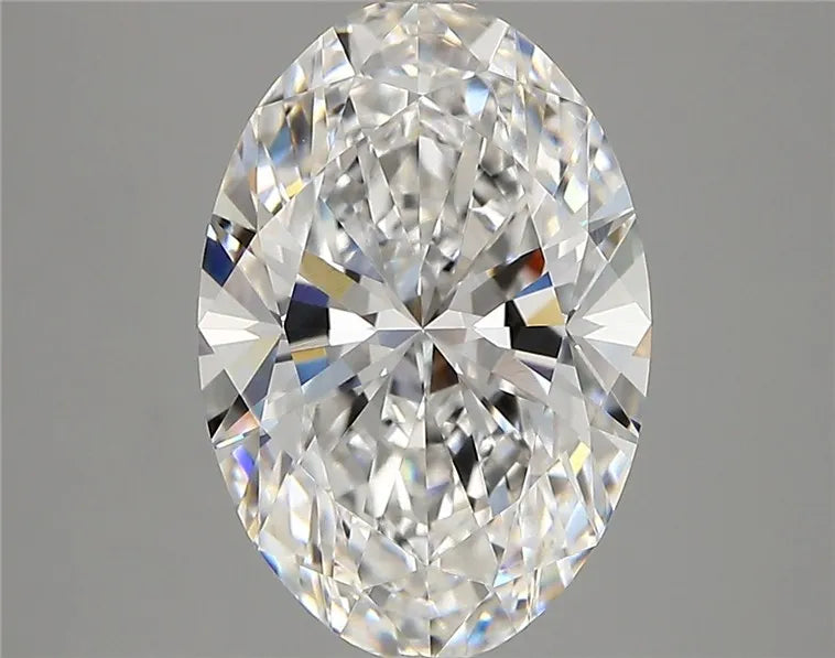 4.00ct Oval Lab Grown Diamond (Colour E, Clarity VVS2, IGI Certified)