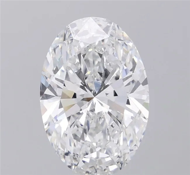 4.00ct Oval Lab Grown Diamond (Colour E, Clarity VVS2, IGI Certified)
