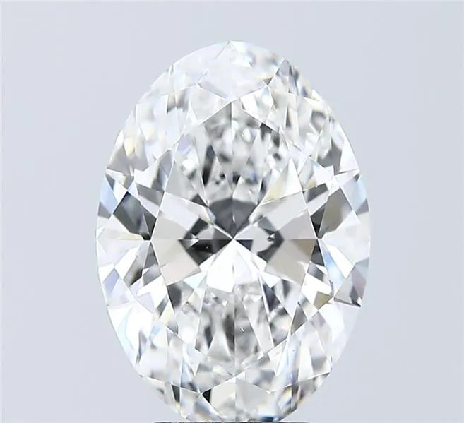 4.00ct Oval Lab Grown Diamond (Colour E, Clarity VVS2, IGI Certified)