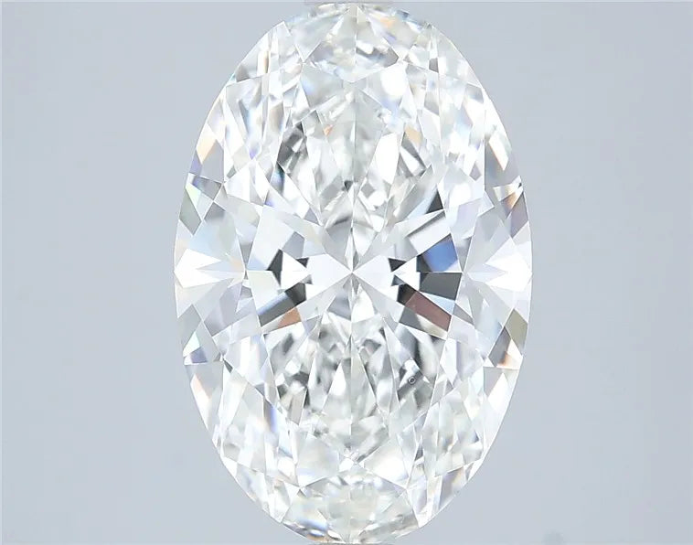 4.00ct Oval Lab Grown Diamond (Colour F, Clarity VVS1, IGI Certified)