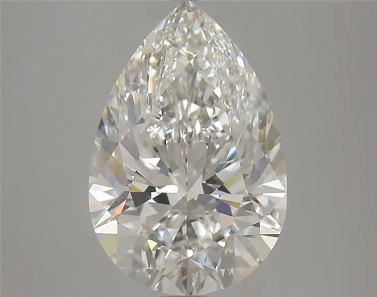 4.00ct Pear Lab Grown Diamond (Colour F, Clarity SI1, IGI Certified)