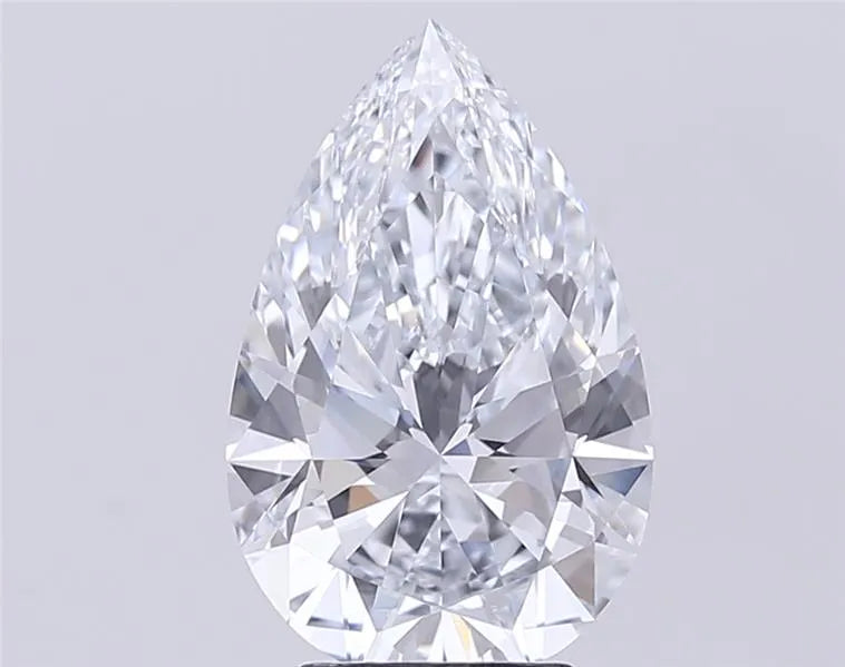 4.00ct Pear Lab Grown Diamond (Colour F, Clarity VVS2, IGI Certified)