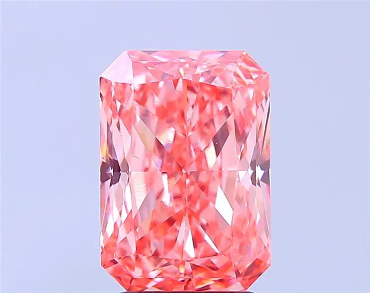 4.00ct Radiant Lab Grown Diamond (Colour Fancy Vivid Pink, Clarity VS1, IGI Certified)