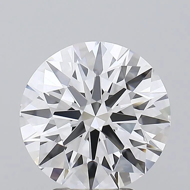4.00ct Round Lab Grown Diamond (Colour D, Clarity IF, Cut ID, IGI Certified)