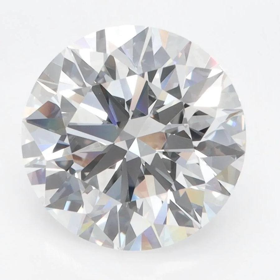 4.00ct Round Lab Grown Diamond (Colour D, Clarity VVS1, Cut EX, GIA Certified)