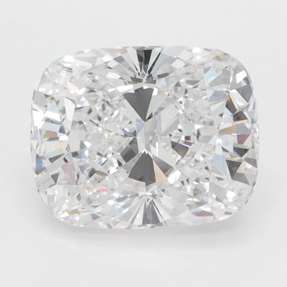 4.01ct Cushion modified Lab Grown Diamond (Colour D, Clarity IF, IGI Certified)