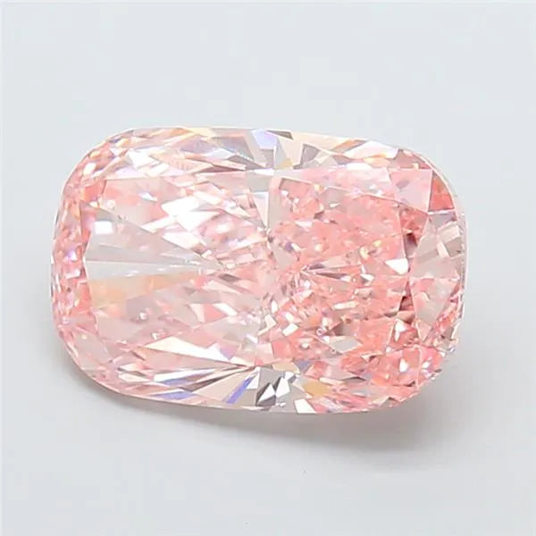 4.01ct Cushion modified Lab Grown Diamond (Colour Fancy Intense Pink, Clarity VS2, IGI Certified)