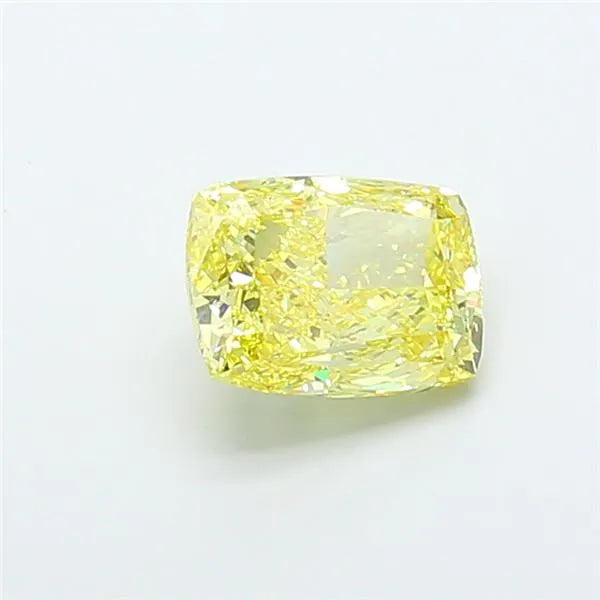 4.01ct Cushion modified Lab Grown Diamond (Colour Fancy Intense Yellow, Clarity VS2, IGI Certified)