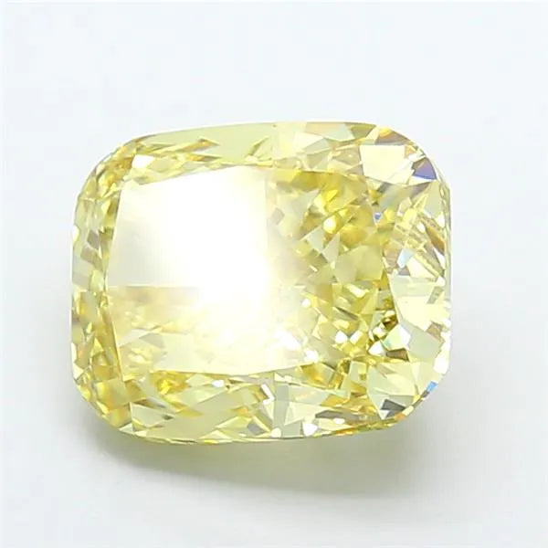 4.01ct Cushion modified Lab Grown Diamond (Colour Fancy Intense Yellow, Clarity VVS2, IGI Certified)