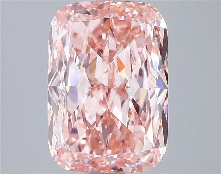 4.01ct Cushion modified Lab Grown Diamond (Colour Fancy Vivid Pink, Clarity VVS2, IGI Certified)