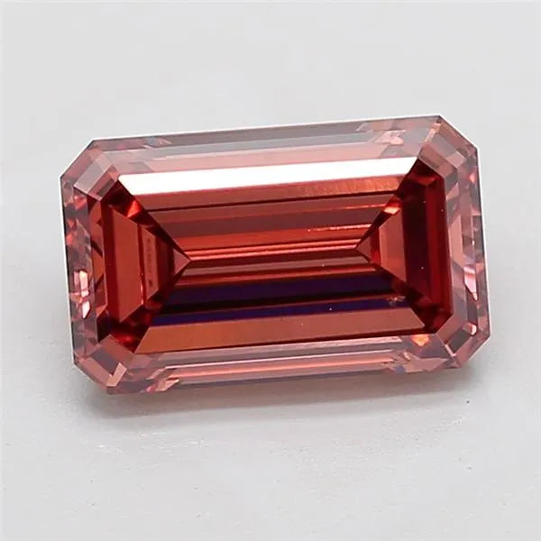 4.01ct Emerald Lab Grown Diamond (Colour Fancy Brown, Clarity VS2, IGI Certified)