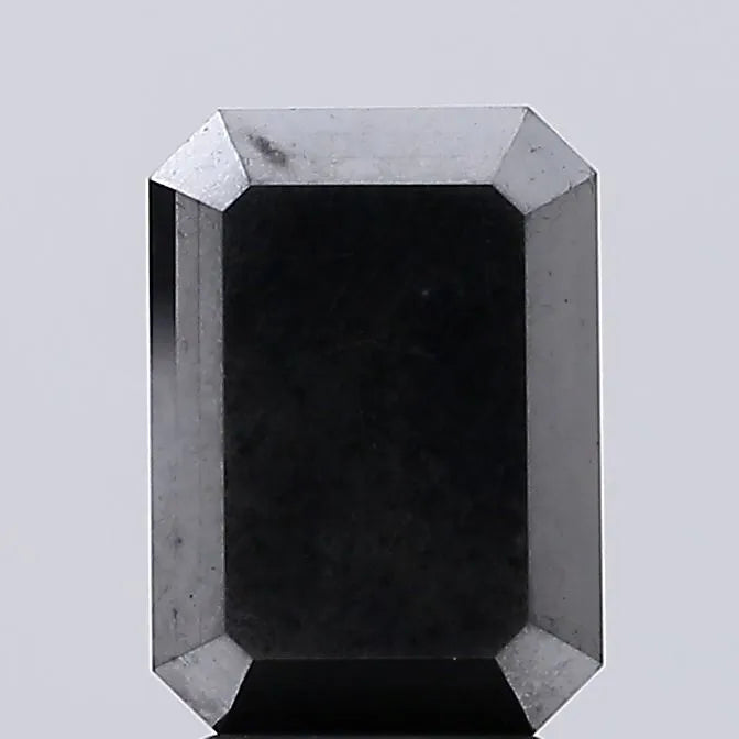 4.01ct Emerald Lab Grown Diamond (Colour Fancy Intense Black, Clarity VS1, Uncertified)