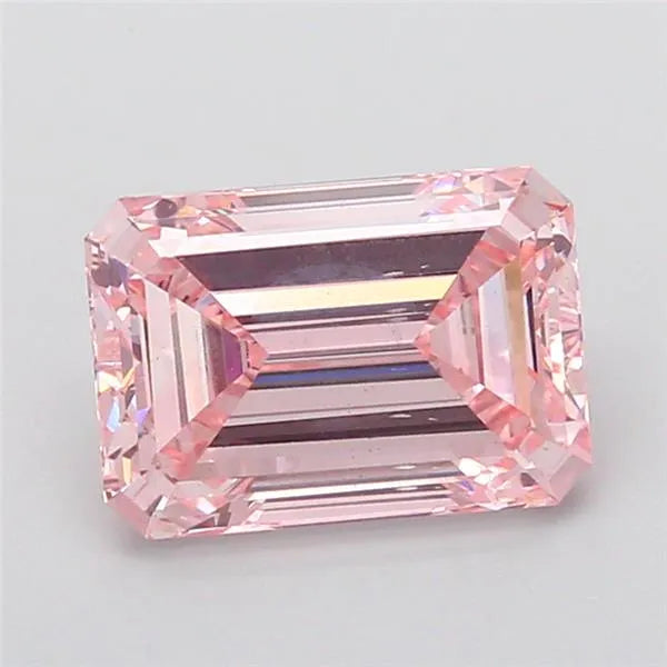 4.01ct Emerald Lab Grown Diamond (Colour Fancy Intense Pink, Clarity VS2, IGI Certified)