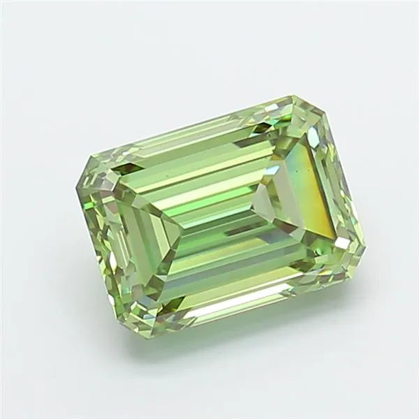4.01ct Emerald Lab Grown Diamond (Colour Fancy Vivid Green, Clarity VS2, IGI Certified)