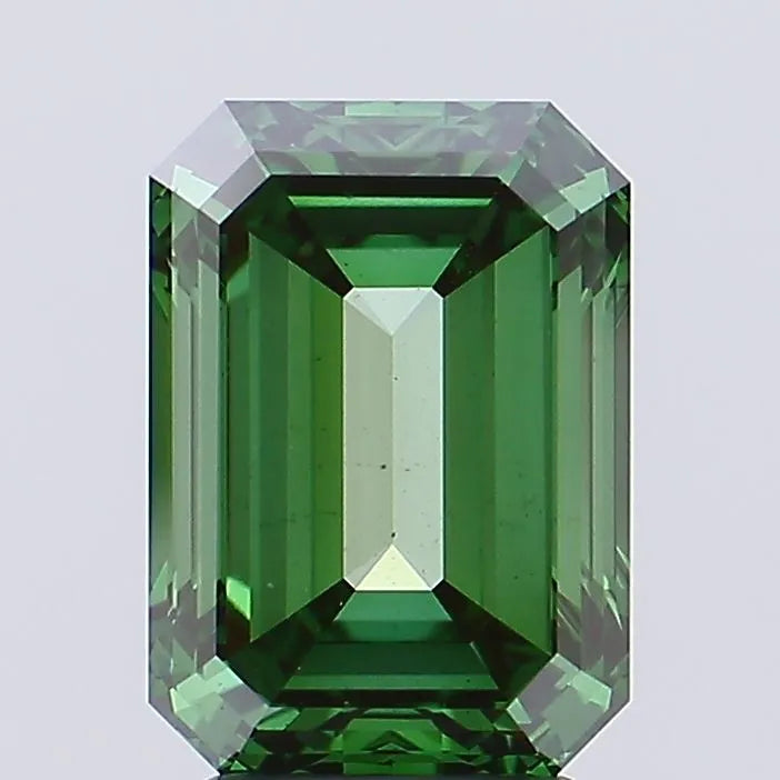 4.01ct Emerald Lab Grown Diamond (Colour Fancy Vivid Green, Clarity VS2, Uncertified)