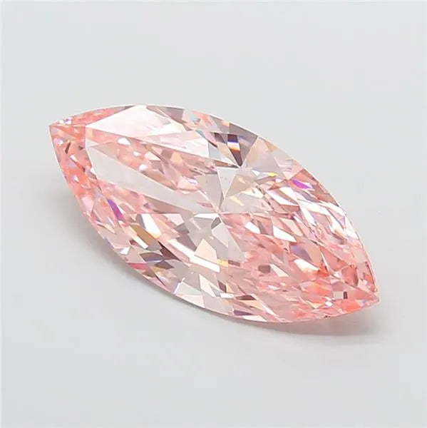 4.01ct Marquise Lab Grown Diamond (Colour Fancy Intense Pink, Clarity VS2, IGI Certified)