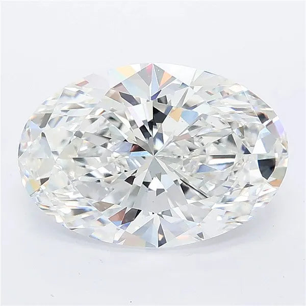 4.01ct Oval Lab Grown Diamond (Colour D, Clarity VVS2, IGI Certified)