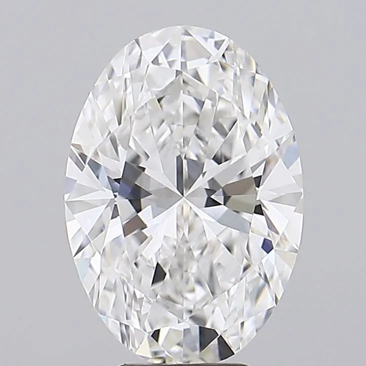4.01ct Oval Lab Grown Diamond (Colour E, Clarity IF, IGI Certified)