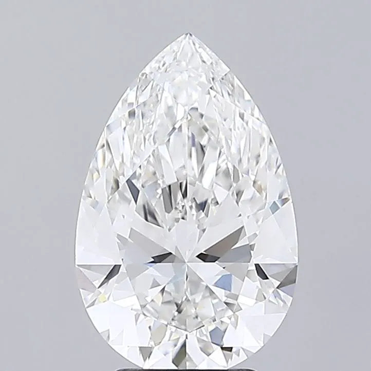 4.01ct Pear Lab Grown Diamond (Colour F, Clarity VVS2, IGI Certified)