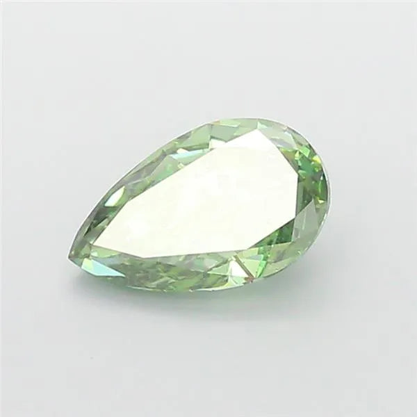 4.01ct Pear Lab Grown Diamond (Colour Fancy Vivid Green, Clarity SI1, IGI Certified)