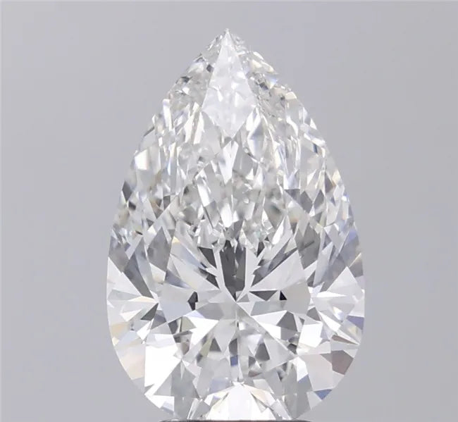 4.01ct Pear Lab Grown Diamond (Colour G, Clarity VVS2, IGI Certified)