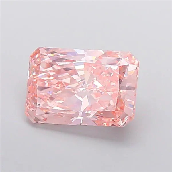 4.01ct Radiant Lab Grown Diamond (Colour Fancy Intense Pink, Clarity VS2, IGI Certified)