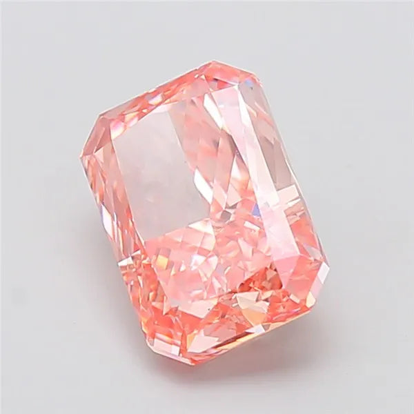 4.01ct Radiant Lab Grown Diamond (Colour Fancy Vivid Pink, Clarity VS1, IGI Certified)