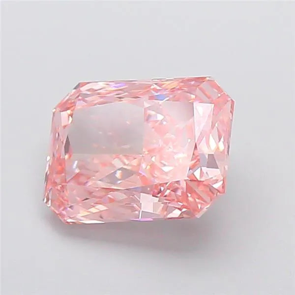 4.01ct Radiant Lab Grown Diamond (Colour Fancy Vivid Pink, Clarity VS1, IGI Certified)