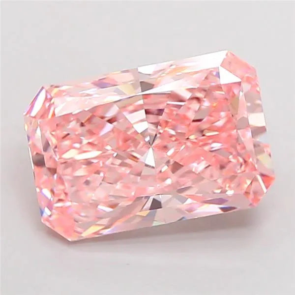 4.01ct Radiant Lab Grown Diamond (Colour Fancy Vivid Pink, Clarity VVS1, IGI Certified)