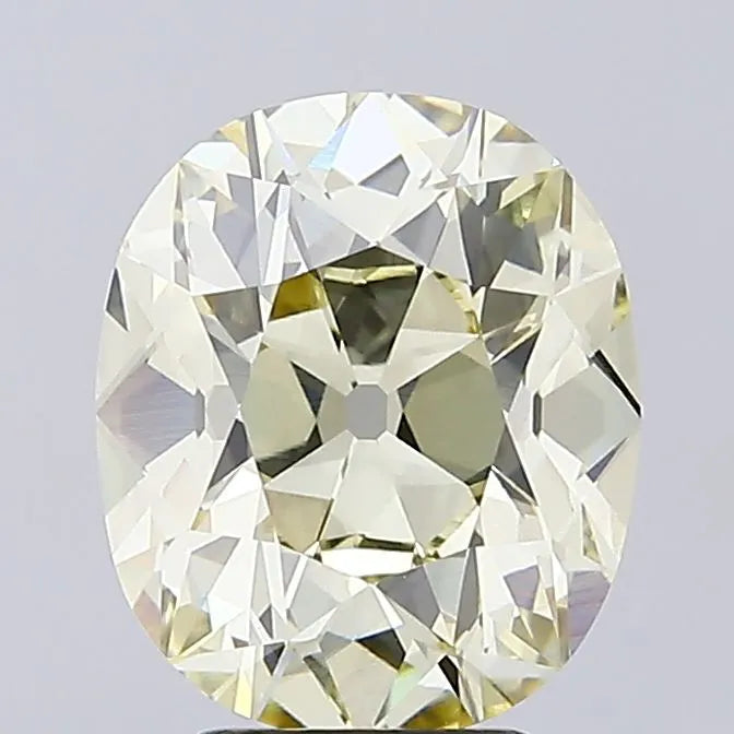 4.02ct Cushion brilliant Lab Grown Diamond (Colour Fancy Light Yellow, Clarity VVS2, IGI Certified)