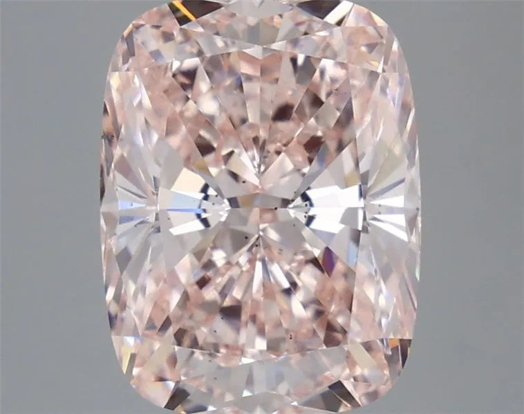 4.02ct Cushion modified Lab Grown Diamond (Colour Fancy Intense Pink, Clarity VS2, IGI Certified)