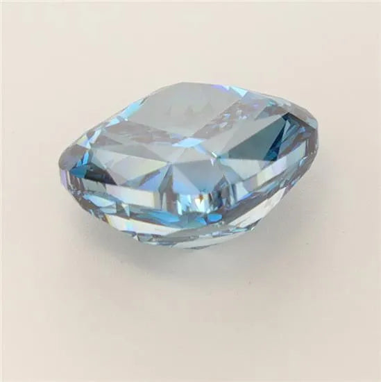 4.02ct Cushion modified Lab Grown Diamond (Colour Fancy Vivid Blue, Clarity VS1, IGI Certified)