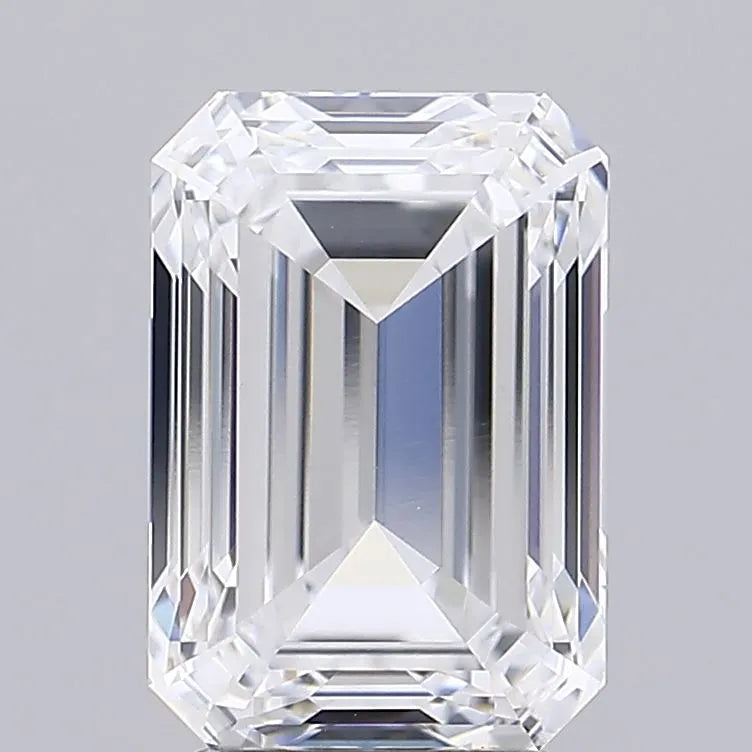 4.02ct Emerald Lab Grown Diamond (Colour D, Clarity VVS2, IGI Certified)