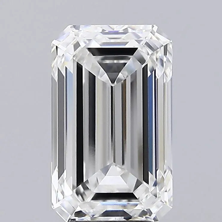 4.02ct Emerald Lab Grown Diamond (Colour E, Clarity IF, IGI Certified)