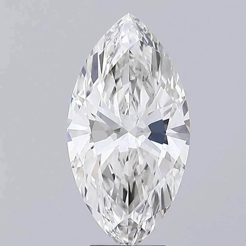 4.02ct Marquise Lab Grown Diamond (Colour G, Clarity VVS2, IGI Certified)