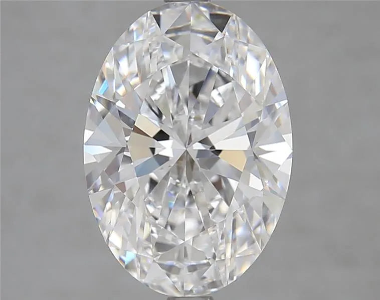 4.02ct Oval Lab Grown Diamond (Colour D, Clarity FL, Cut EX, IGI Certified)