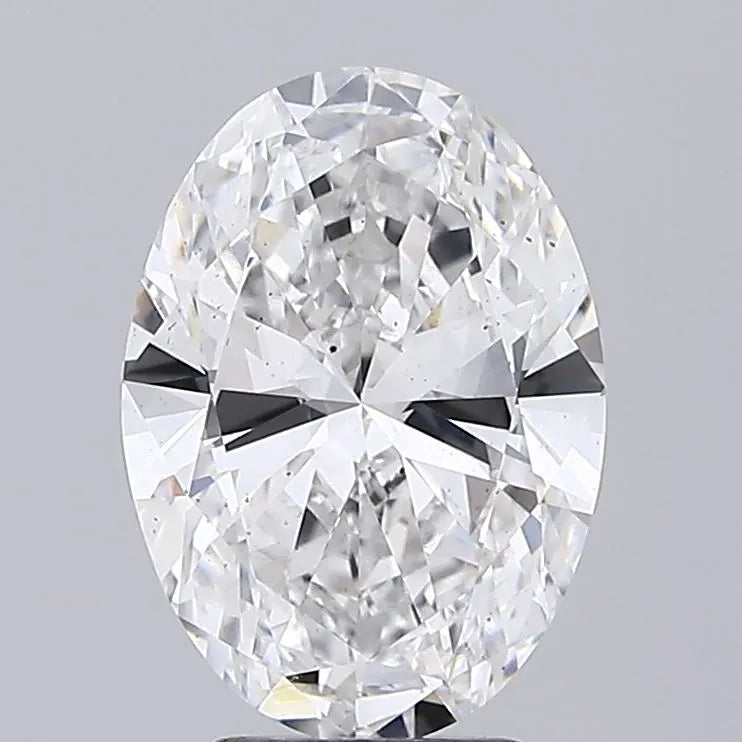 4.02ct Oval Lab Grown Diamond (Colour D, Clarity SI1, IGI Certified)