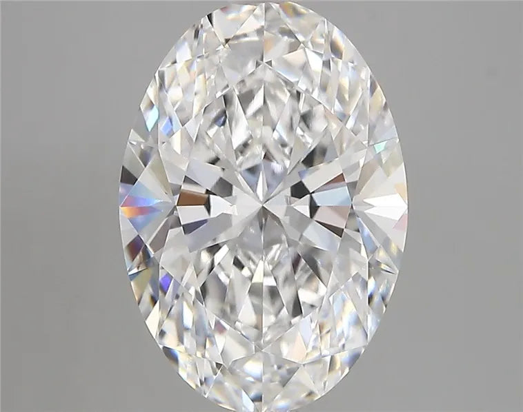4.02ct Oval Lab Grown Diamond (Colour D, Clarity VVS1, IGI Certified)
